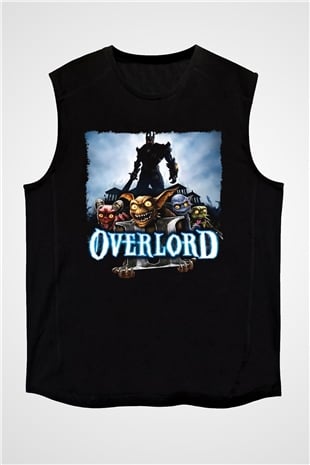 Overlord Siyah Unisex Kolsuz Tişört
