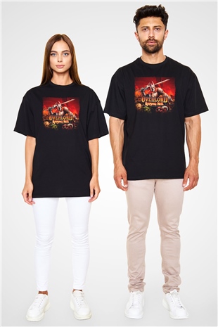 Overlord Siyah Oversize Tişört Oversize T-shirt