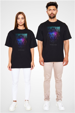 Overlord Siyah Oversize Tişört Oversize T-shirt