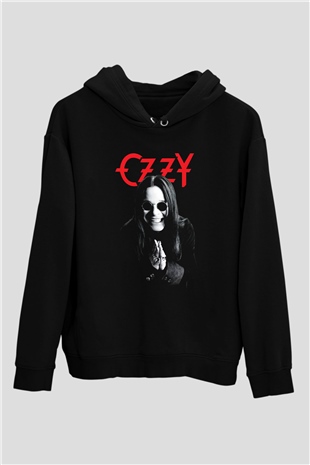 Ozzy Osbourne Siyah Unisex Hoodie