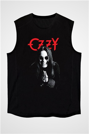 Ozzy Osbourne Siyah Unisex Kolsuz Tişört