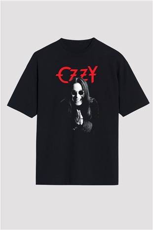 Ozzy Osbourne Siyah Unisex Oversize Tişört T-Shirt