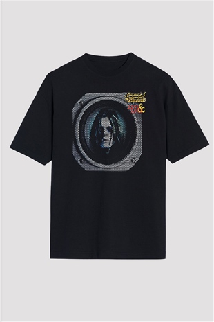 Ozzy Osbourne Siyah Unisex Oversize Tişört T-Shirt