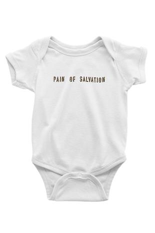 Pain Of Salvation Baskılı Beyaz Unisex Bebek Body - Zıbın