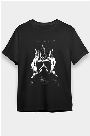 Pain Of Salvation Baskılı Unisex Siyah Tişört - Tshirt