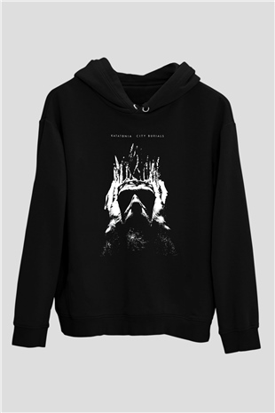 Pain Of Salvation Baskılı Unisex Siyah Kapüşonlu Sweatshirt