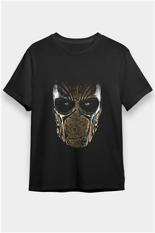 Paintball Baskılı Unisex Siyah Tişört - Tshirt