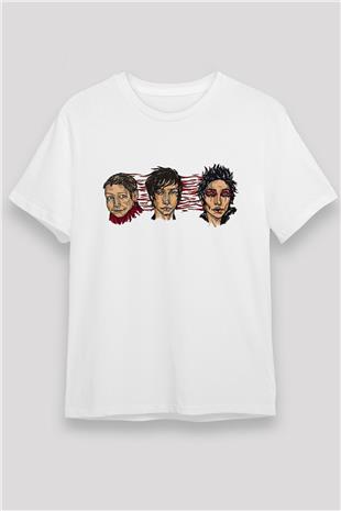 Palaye Royale Baskılı Unisex Beyaz Tişört - Tshirt