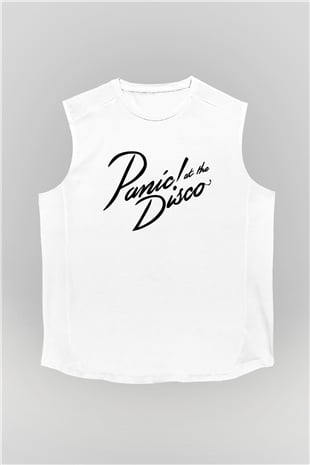Panic at the Disco Beyaz Unisex Kolsuz Tişört