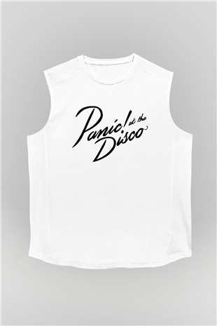 Panic at the Disco Beyaz Unisex Kolsuz Tişört