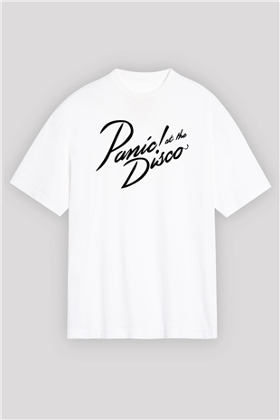 Panic at the Disco Beyaz Unisex Oversize Tişört T-Shirt