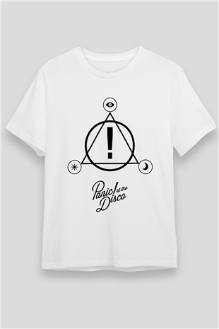 Panic at the Disco Beyaz Unisex Tişört T-Shirt - TişörtFabrikası