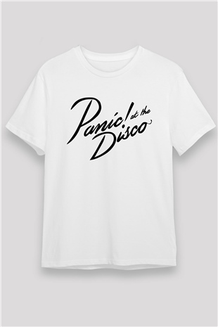 Panic at the Disco Beyaz Unisex Tişört T-Shirt - TişörtFabrikası