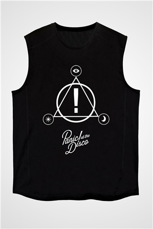 Panic at the Disco Siyah Unisex Kolsuz Tişört
