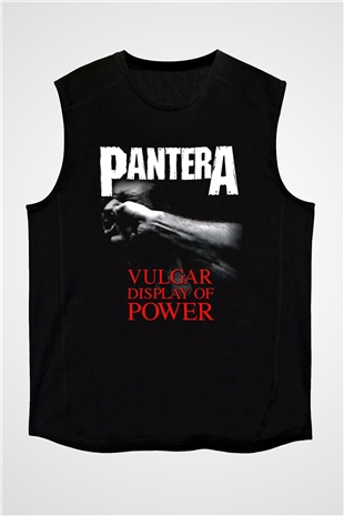Pantera Siyah Unisex Kolsuz Tişört