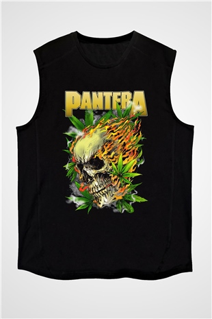 Pantera Siyah Unisex Kolsuz Tişört