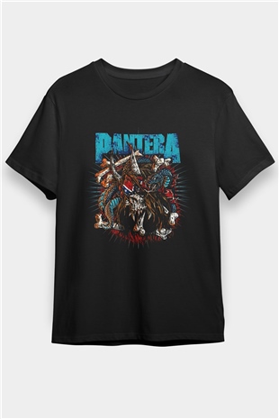 Pantera Siyah Unisex Tişört T-Shirt - TişörtFabrikası