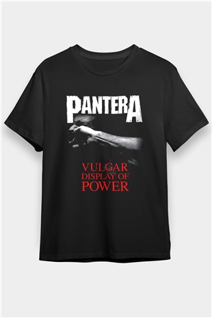 Pantera Siyah Unisex Tişört T-Shirt - TişörtFabrikası
