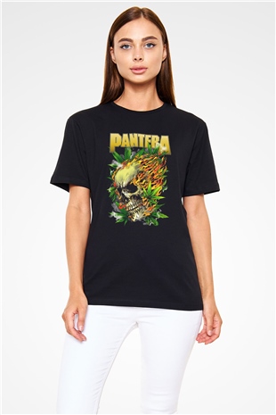 Pantera Siyah Unisex Tişört T-Shirt - TişörtFabrikası