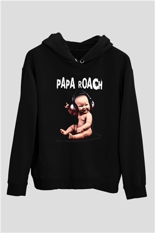 Papa Roach Siyah Unisex Hoodie
