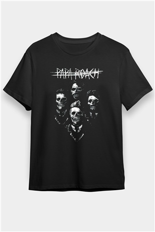 Papa Roach Siyah Unisex Tişört T-Shirt - TişörtFabrikası