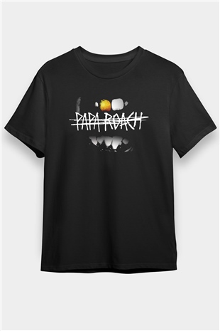 Papa Roach Siyah Unisex Tişört T-Shirt - TişörtFabrikası