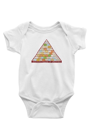 Parks and Recreation Baskılı Beyaz Unisex Bebek Body - Zıbın