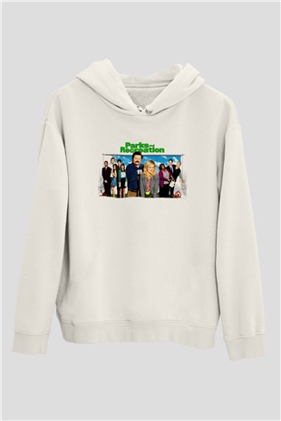 Parks and Recreation Beyaz Unisex Hoodie