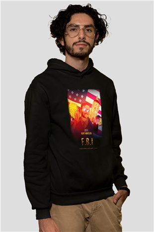 Parks and Recreation Siyah Unisex Kapüşonlu Sweatshirt