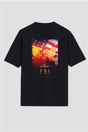 Parks and Recreation Siyah Unisex Oversize Tişört