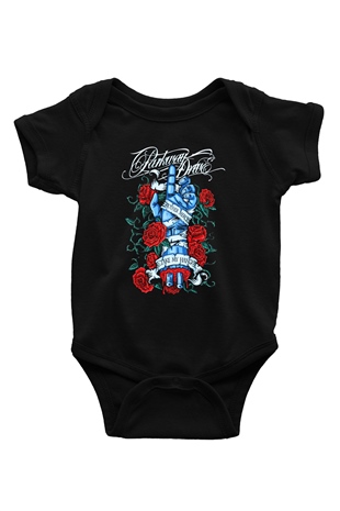 Parkway Drive Baskılı Siyah Bebek Body - Zıbın