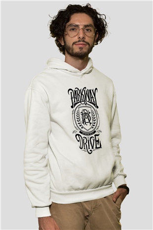 Parkway Drive Beyaz Unisex Kapşonlu Sweatshirt