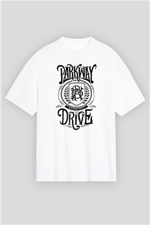 Parkway Drive Beyaz Unisex Oversize Tişört T-Shirt