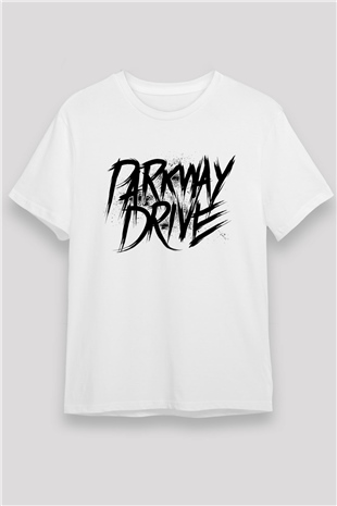 Parkway Drive Beyaz Unisex Tişört T-Shirt - TişörtFabrikası