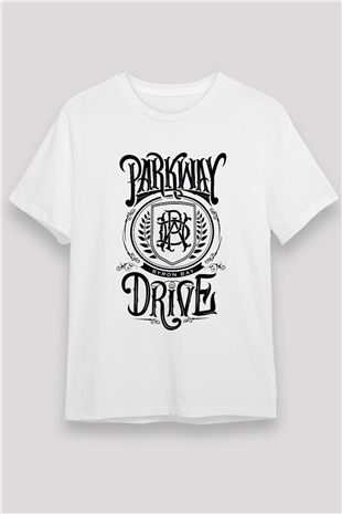 Parkway Drive Beyaz Unisex Tişört T-Shirt - TişörtFabrikası