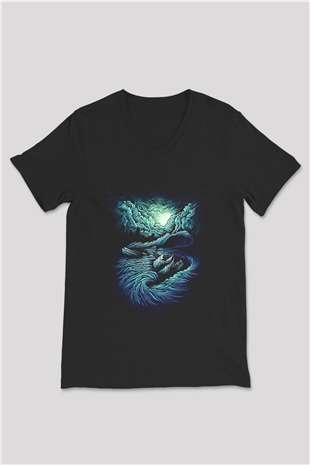 Parkway Drive Siyah Unisex V Yaka Tişört T-Shirt