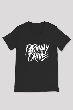 Parkway Drive Siyah Unisex V Yaka Tişört T-Shirt