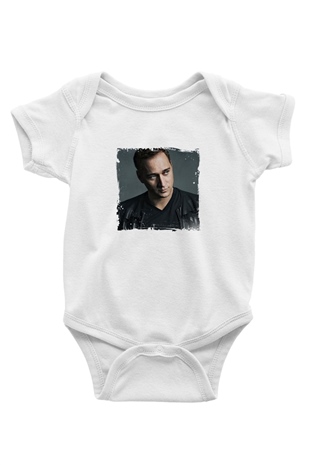 Paul Van Dyk Baskılı Beyaz Bebek Body - Zıbın
