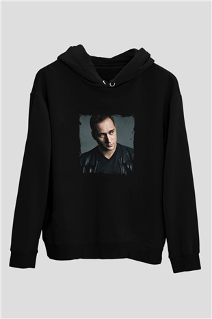 Paul Van Dyk Baskılı Unisex Siyah Hoodie