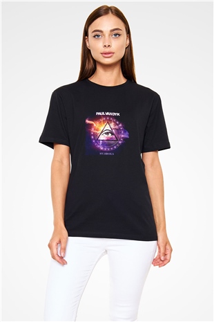 Paul Van Dyk Baskılı Unisex Siyah Tişört