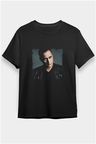 Paul Van Dyk Baskılı Unisex Siyah Tişört