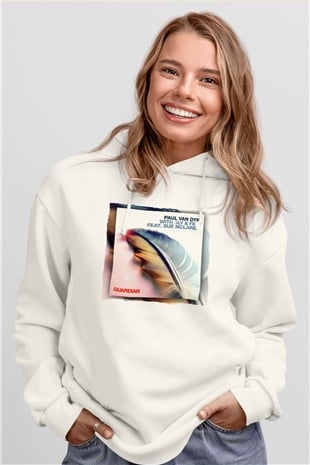 Paul Van Dyk Beyaz Unisex Kapüşonlu Sweatshirt