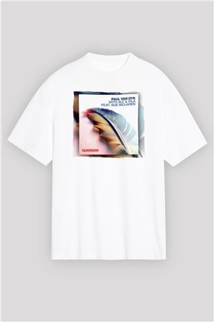 Paul Van Dyk Beyaz Oversize Tişört Oversize T-shirt - TişörtFabrikası
