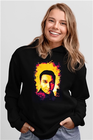 Paul Van Dyk Siyah Unisex Kapüşonlu Sweatshirt