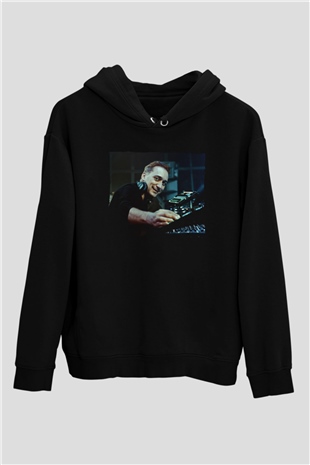 Paul Van Dyk Siyah Unisex Kapüşonlu Sweatshirt
