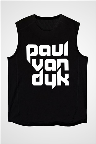 Paul Van Dyk Siyah Unisex Kolsuz Tişört