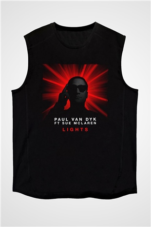 Paul Van Dyk Siyah Unisex Kolsuz Tişört