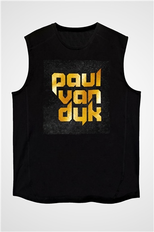 Paul Van Dyk Siyah Unisex Kolsuz Tişört