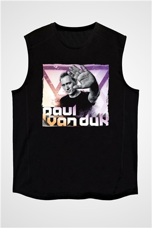 Paul Van Dyk Siyah Unisex Kolsuz Tişört
