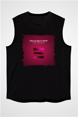 Paul Van Dyk Siyah Unisex Kolsuz Tişört
